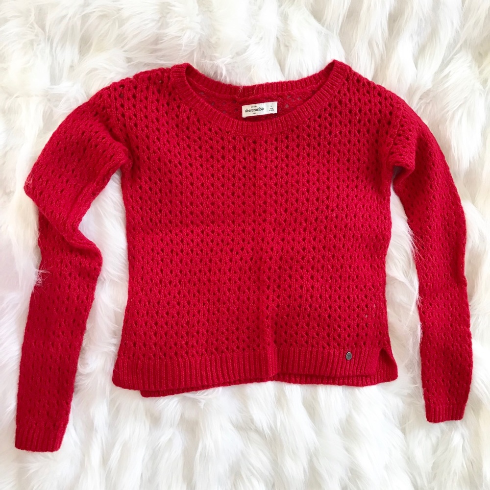 Abercrombie Red Sweater